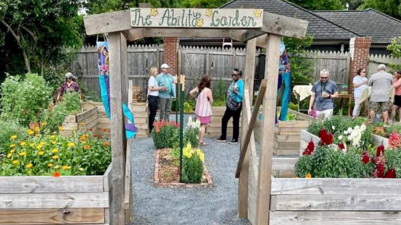 przykład ogrodu terapeutycznego